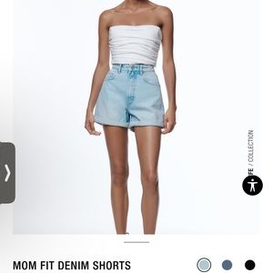 ZARA mom fit shorts